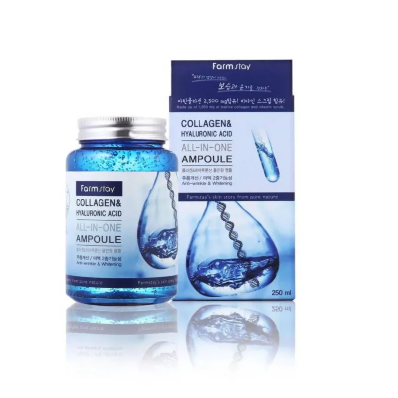 pirkti FARMSTAY Collagen & Hyaluronic Acid All-In-One Ampoule kaina