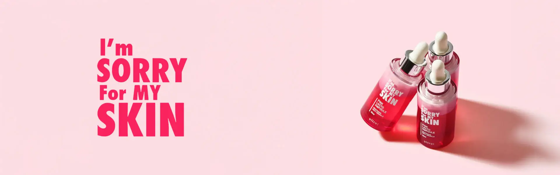 I'M SORRY FOR MY SKIN kosmetikos produktų pristatymas
