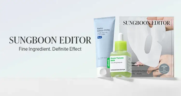 SUNGBOON EDITOR kosmetikos produktų pristatymas