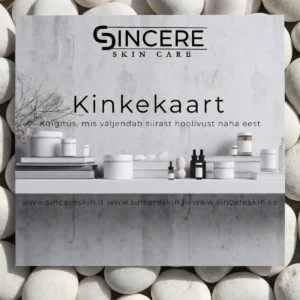 SincereSkin.ee kosmeetika kinkekaart veebis
